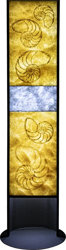 Acqua Fossile, luminous state — integrated LED backlighting